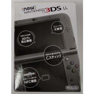【中古】3DS Newニンテンドー3DS LL メタリックブラック＊ニンテンドー3DS本体(箱説付)｜usedgames