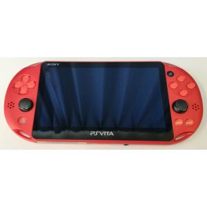 【中古】 PlayStation Vita Wi-Fiモデル メタリック レッド PCH-2000Z...