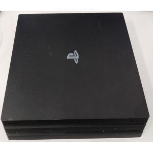 【中古】PS4 PlayStation 4 Pro ジェット ブラック 1TB CUH-7100BB01＊プレイステーション4本体(本体のみ)｜usedgames