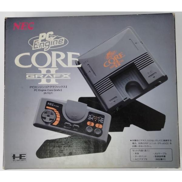 【中古】PCE コアグラフィックス2本体 【PCエンジン】＊PCエンジン本体(箱説付)