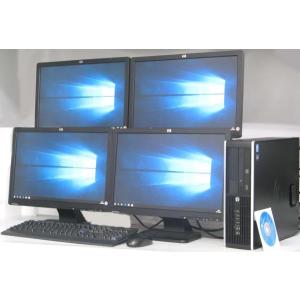 中古パソコン HP Compaq 6300pro SFF-3300/19ワイドQuadDisplay Corei3 GeForce GT730 Windows10 Home 64bit(MRR)付 デスクトップパソコン｜usedpc