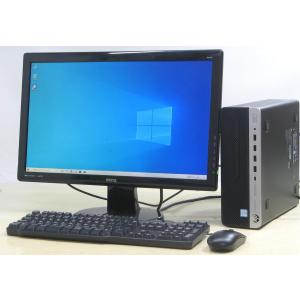 デスクトップパソコン 中古 HP Prodesk 600 G3 SFF 6500 Corei5 メモリ 4GB HDD 500GB 22インチ液晶セット Windows10｜usedpc