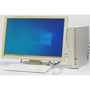 デスクトップパソコン 中古 Panasonic Medicom MV-H28PB Corei5 メモリ 4GB HDD 250GB 24インチ液晶セット Windows 10｜usedpc