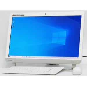 デスクトップパソコン 中古 東芝 dynabook REGZA PC D713/T3KW PD713T3KSXW 液晶一体型 メモリ 4GB HDD 2TB Windows 10｜usedpc