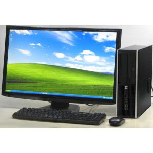 HP Compaq 6000 Pro SFF-E7500 Core2Duo 27インチ 液晶セット Windows XP 中古 デスクトップ パソコン｜usedpc