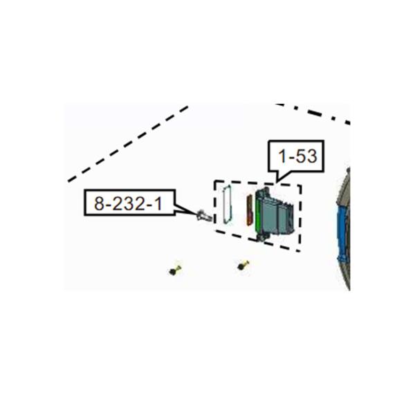 シャープ　洗濯機　ES-U111-TL用　LEDユニットK（ドラム内ライト）　部品番号：210684...