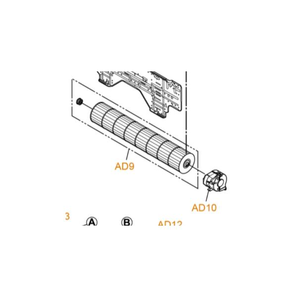 パナソニック　エアコン用　室内モーター　部品番号：ACRD54C00540　《AD10》