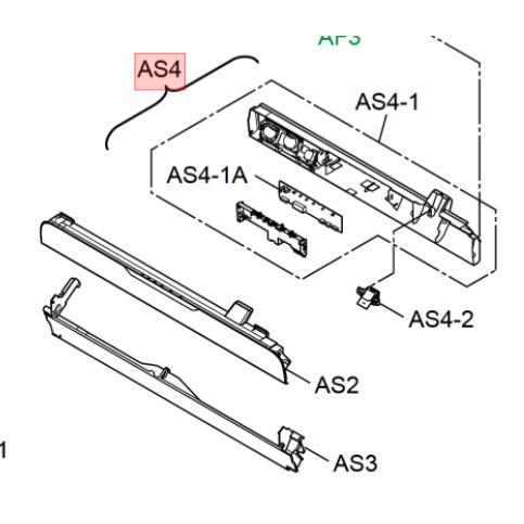 パナソニック　エアコン　CS-AX229C用　箱板(ひと・もの/日射/無線LAN付)※リード線付　部...