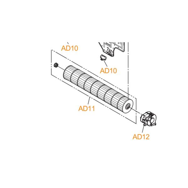 パナソニック　Panasonic　エアコン　CS-XS223D〜CS-XS903D2用　クロスフロー...