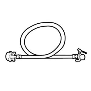 Panasonic　パナソニック　洗濯機用　給水ホース（80cm）　AXW012CA0100　※AX...