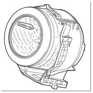 　【同梱不可】　Panasonic　パナソニック　洗濯機用　水槽完成　AXW12A-9SLS　※返品不可※｜useful-company