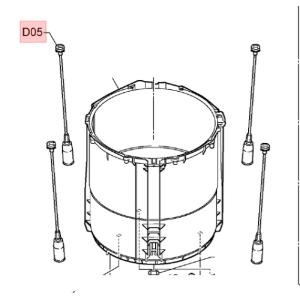 倉庫22】Panasonic パナソニック 洗濯機用 コントローラ（負荷用