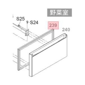 Panasonic　パナソニック　冷蔵庫用　野菜室　ドアパッキン　CNRAD-347370（画像23...