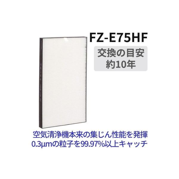 SHARP　シャープ　加湿空気清浄機用　集じんフィルター　HEPAフィルター　FZ-E75HF