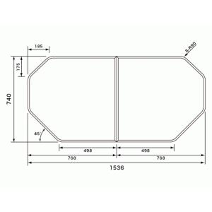 Panasonic パナソニック 風呂ふた 断熱組フタ 本体厚み 22.0mm