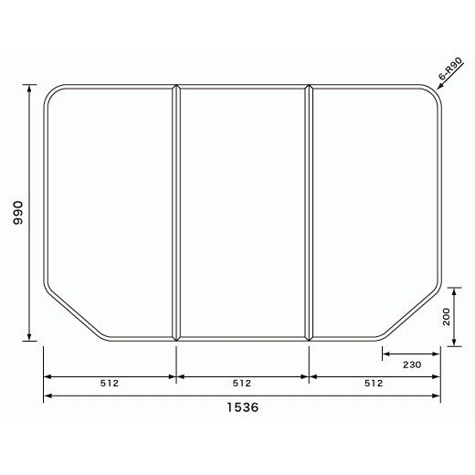 パナソニック　Panasonic　バスルーム　組フタ：ワイド浴槽用　GTD76KN11