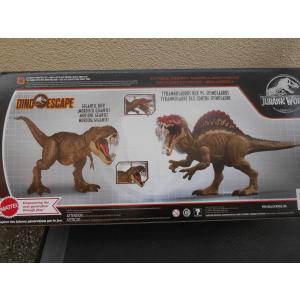 ジュラシックワールド 恐竜 フィギュア スピノサウルス VS Tレックスの画像
