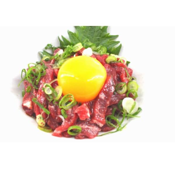 馬肉のユッケ　50ｇ×5セット　計250ｇ　熊本馬刺し オリジナルユッケダレ付き