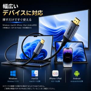 Type-C HDMI変換ケーブル USB T...の詳細画像2