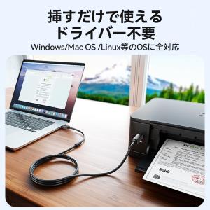 プリンターケーブル USB-A Type-C ...の詳細画像2