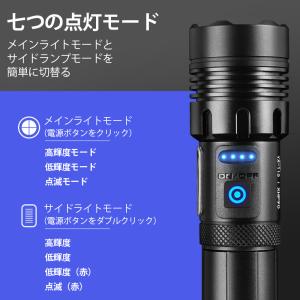 懐中電灯 LED 強力 9500ルーメン ハン...の詳細画像1