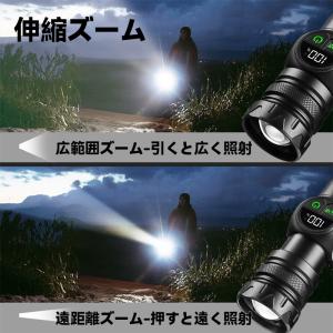 懐中電灯 LED 強力 高輝度 充電式 小型 ...の詳細画像2