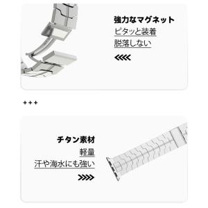 チタン Apple Watch バンド ベルト...の詳細画像5