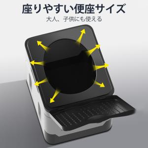 簡易トイレ 折りたたみ トイレ 防災 車 凝固...の詳細画像2