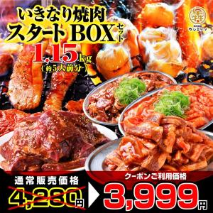 ＼只今ポイント5倍／焼肉 BBQ 牛肉 肉 スタートBOX 1.2kg