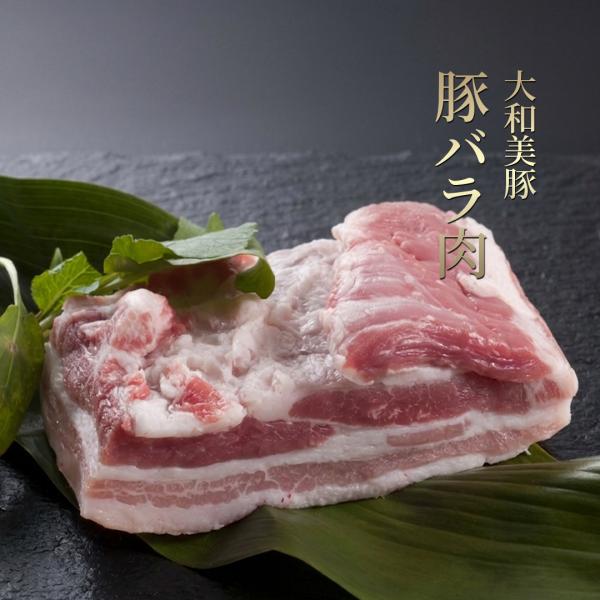 豚肉 大和美豚 ポーク 豚バラ 肉 三枚肉 500g
