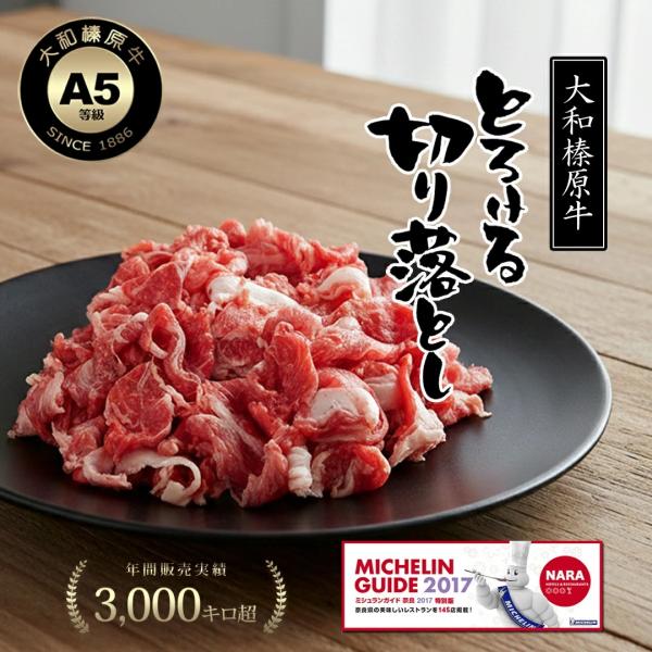 本日のお買得品 お試し 牛肉 肉 切り落とし 黒毛和牛 大和榛原牛 A5 とろける 切り落とし 50...