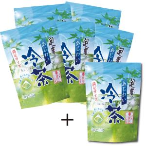 【冷茶まとめ買い☆5袋で1袋サービス】あじわい冷茶45P ティーパック 緑茶 水出し茶 深蒸し茶 冷茶 八女茶｜福岡の八女茶 牛島製茶