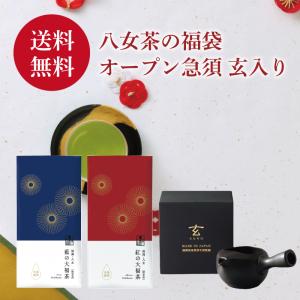 【全国送料無料】2025年 福袋 日本茶 緑茶 お年賀 お歳暮 八女茶 ほうじ茶 煎茶 深蒸し茶 粉末茶 急須