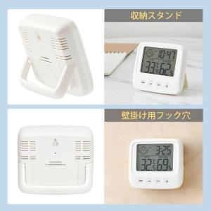 【ギフト】湿度計 温度計 温湿度計 デジタル時...の詳細画像2