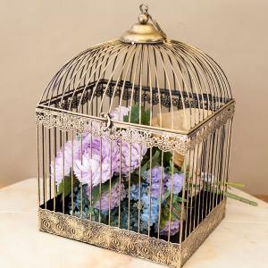 アメリカン レトロ 鳥かご ガーデニング アンティーク フラワーベース