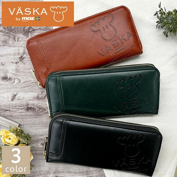 財布 VASKA by moz ベスカバイモズ 送料無料 新品 札入れ サイフ カード収納 ヘラジカ...