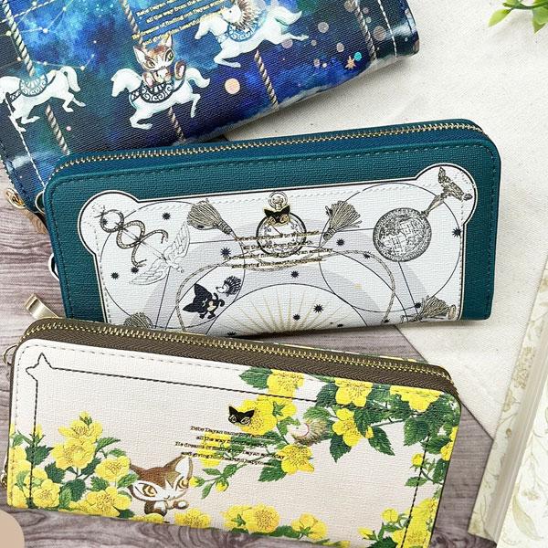 財布 ベベダヤン 送料無料 新品 ラウンドファスナー わちふぃーるど 絵本 レディース 財布 ネコ ...