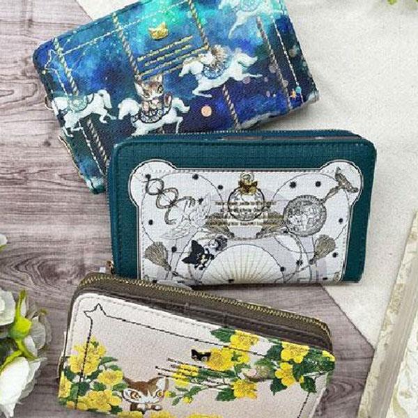 財布 ベベダヤン BebeDayan 送料無料 新品 プリントシリーズ 深札入れ RF札入れ レディ...