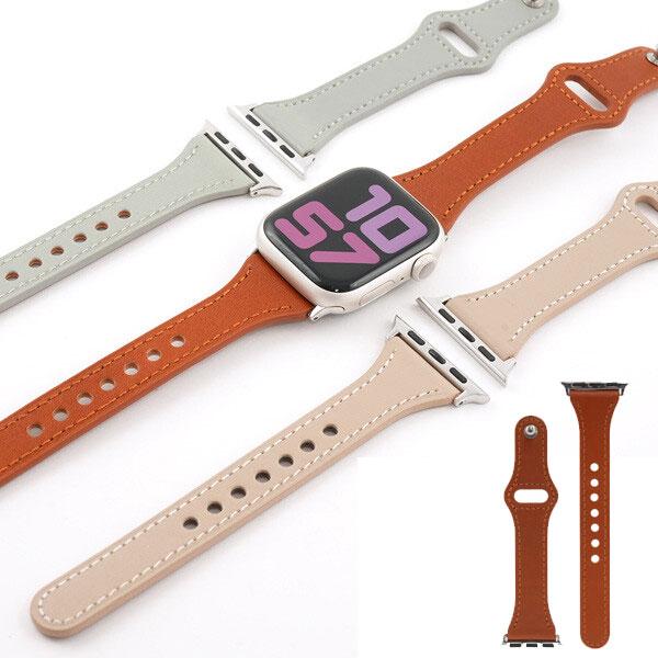 アップルウォッチ バンド 時計ベルト スマートレザー apple watch ベルト アップルウォッ...