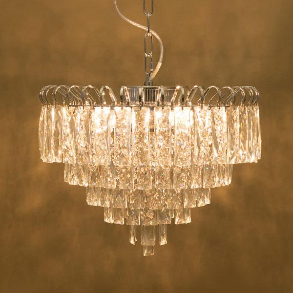 シャンデリア 6灯 LED電球対応 モダンガラス 照明器具 吊照明 ゴージャス モダン おしゃれ ラ...