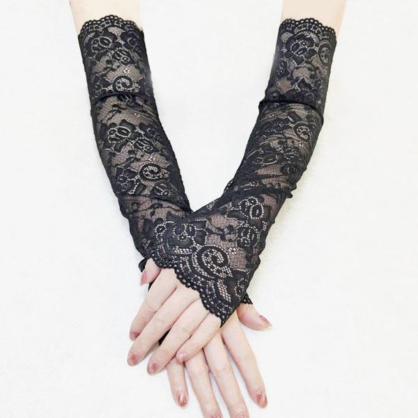 レースアームカバー アームカバー クラシカルレースグローブ 手袋 ブライダル ウェディンググローブ ...