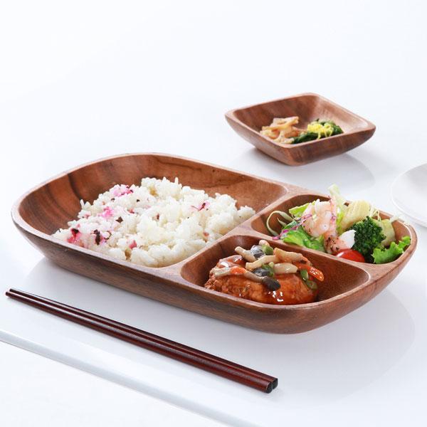 アカシア食器 木製食器 ウッド 木製 スクエア 食器 カフェ 人気 おすすめ ボウル トレー 木製 ...