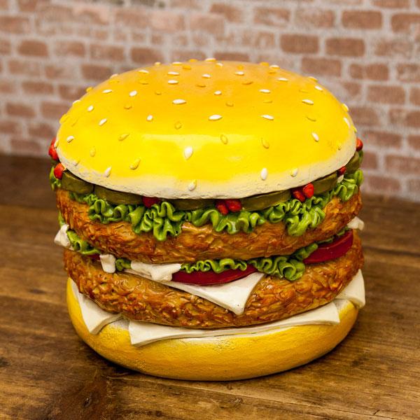 貯金箱 ミニチュア オールディーズ マネーバンク ハンバーガー かわいい バンズ コイン入れ メダル...