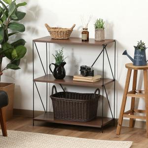 棚 木製 2段 北欧 シェルフ 収納 収納ラック 収納棚 おしゃれ オープン