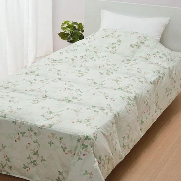 西川 羽毛肌掛け布団 ウェッジウッド 洗える羽毛肌掛けふとん ダック シングル 洗濯機OK 肌掛けふ...