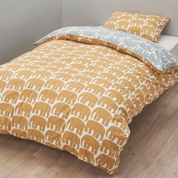 掛布団カバー シングル 西川 フィンレイソン 綿100% 掛けふとんカバー シングルロング エレファ...