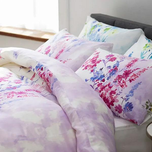 西川 24+ 掛けふとんカバー リヨセル リバーシブルデザイン 抗菌加工 掛け布団カバー 北欧デザイ...