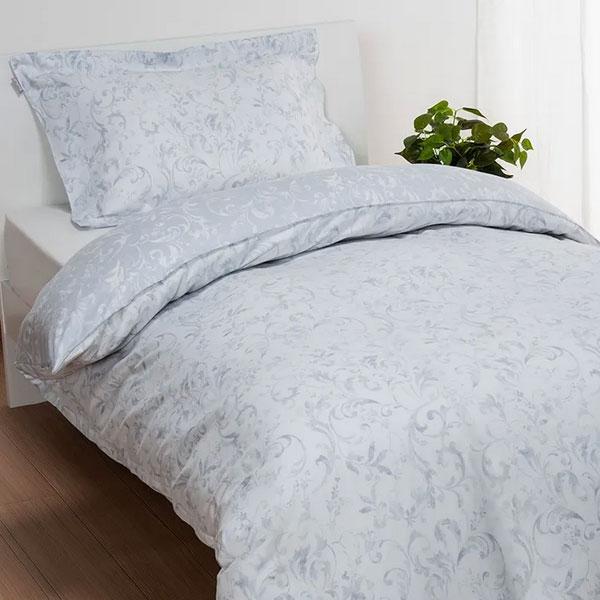 西川 掛けふとんカバー クオリアル 掛け布団カバー インド超長綿 日本製 綿100% 洗濯機OK シ...