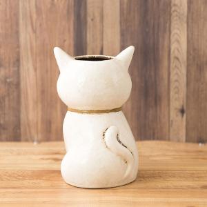 セラミックプランター フラワーポット ネコ 猫...の詳細画像4
