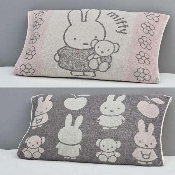 ミッフィー のびのび ピローケース 西川 リバーシブル キッズ用 枕カバー 西川株式会社 子供用 ジ...
